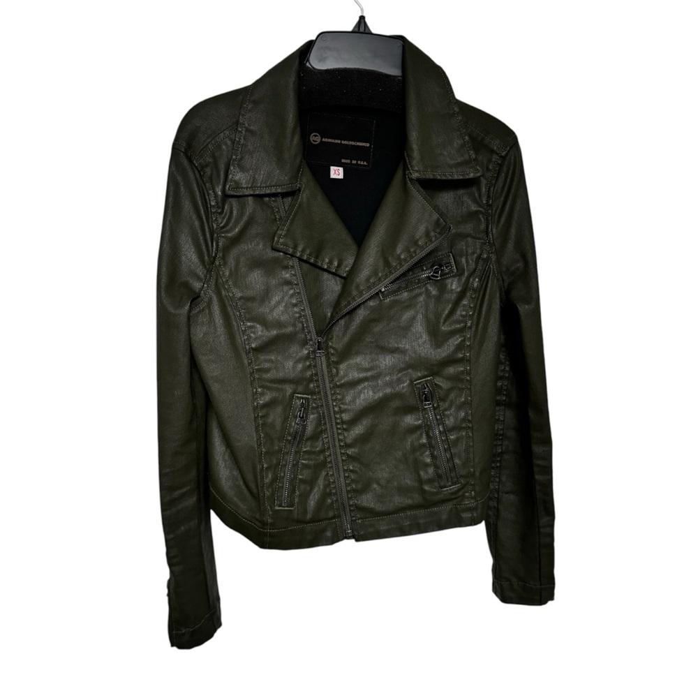 AG The Biker Jacket. Olive Green. Size XS. Excellent Condition.